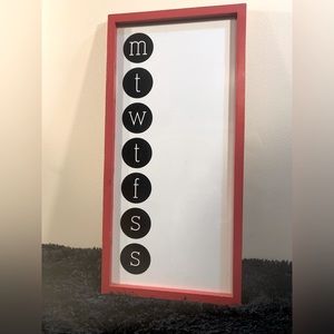 🚙📦💨
• Weekly Dry-Erase board Planner 📆